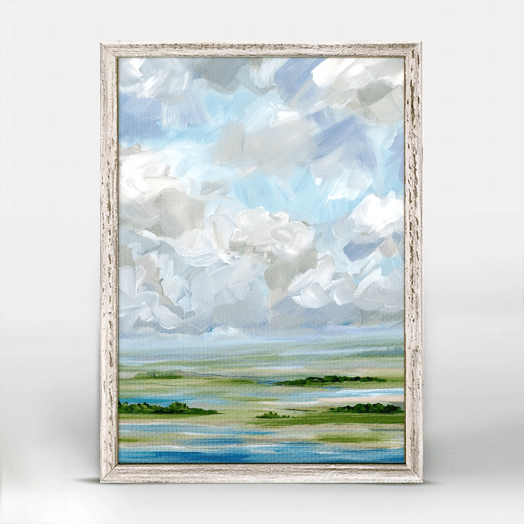 Sea of Sky Framed Canvas