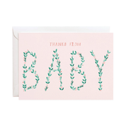 Thanks From Baby Notecards