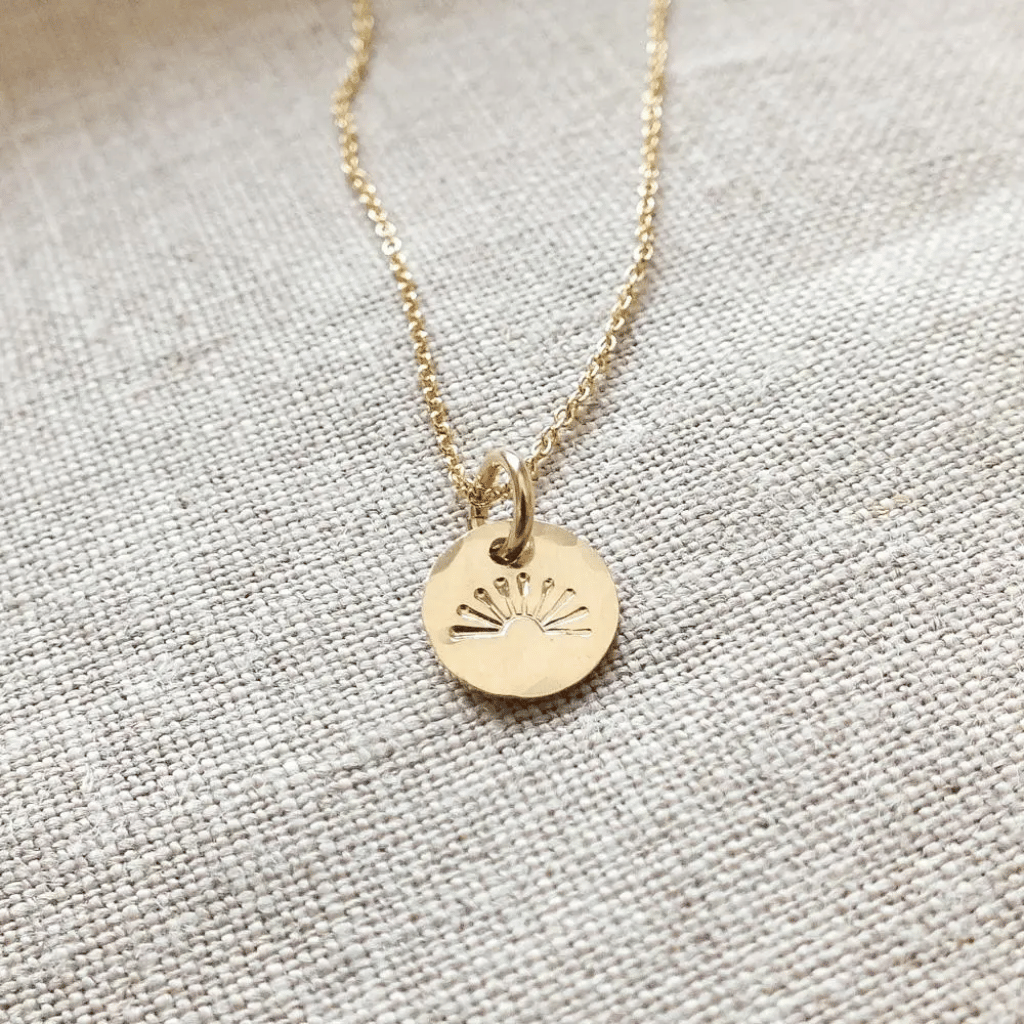 Gold You Are My Sunshine Necklace