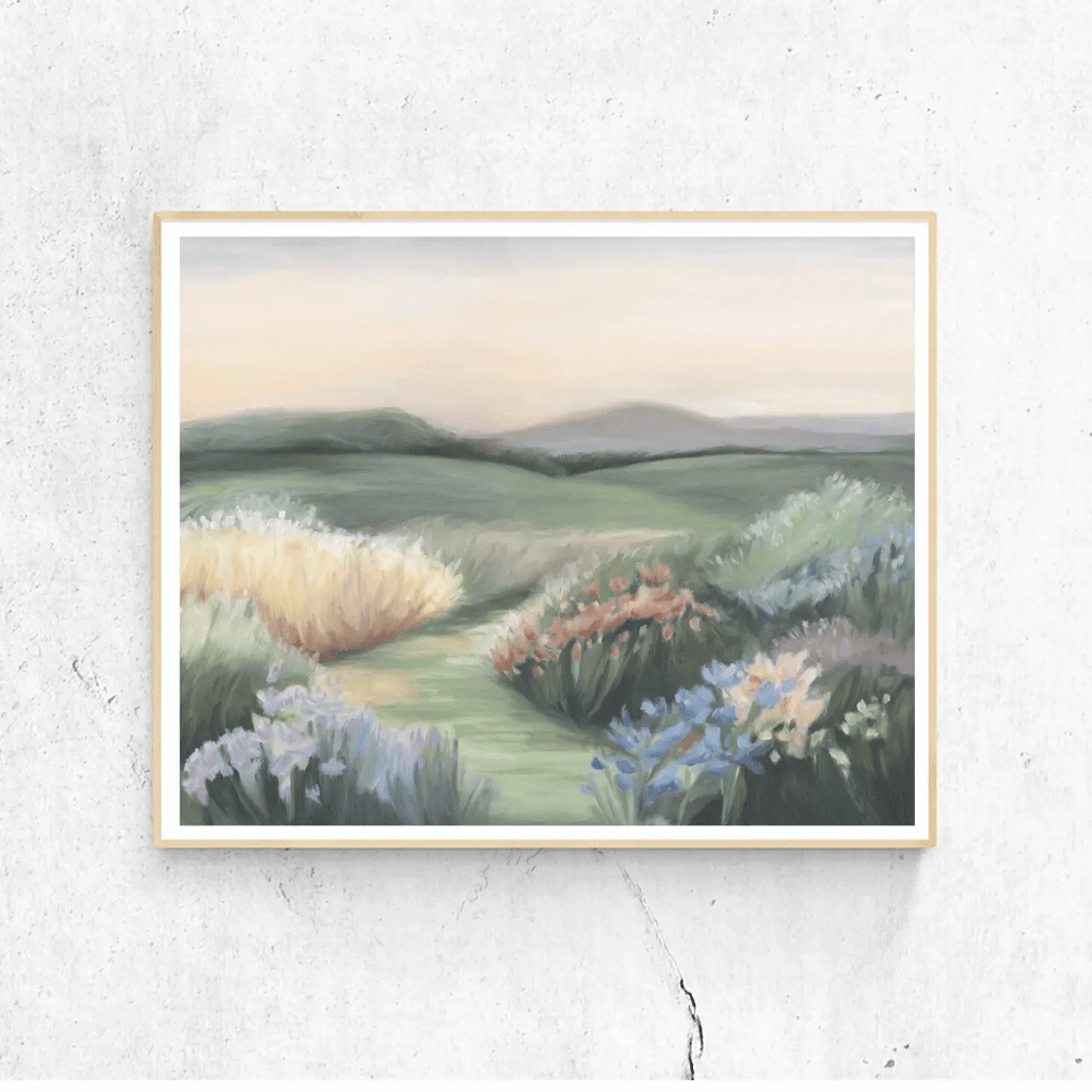Morning Meadow Canvas Print | 11"x14"