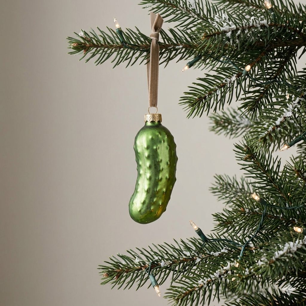 The history of the Pickle Ornament