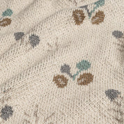 Poppy Organic Cotton Knitted Baby Blanket