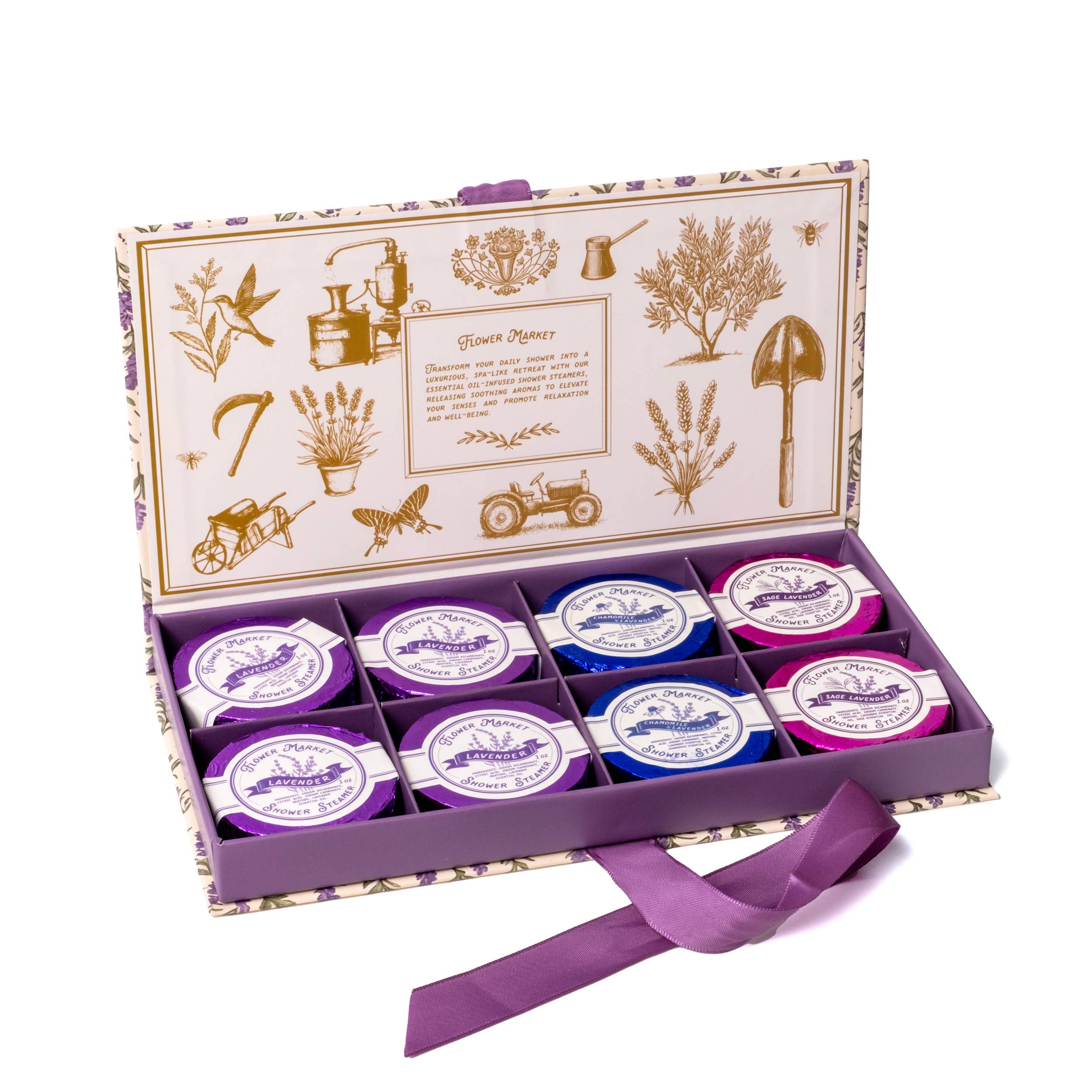 Lavender Aromatherapy Shower Steamer Set