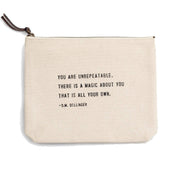 D.M. Dellinger Canvas Zip Bag