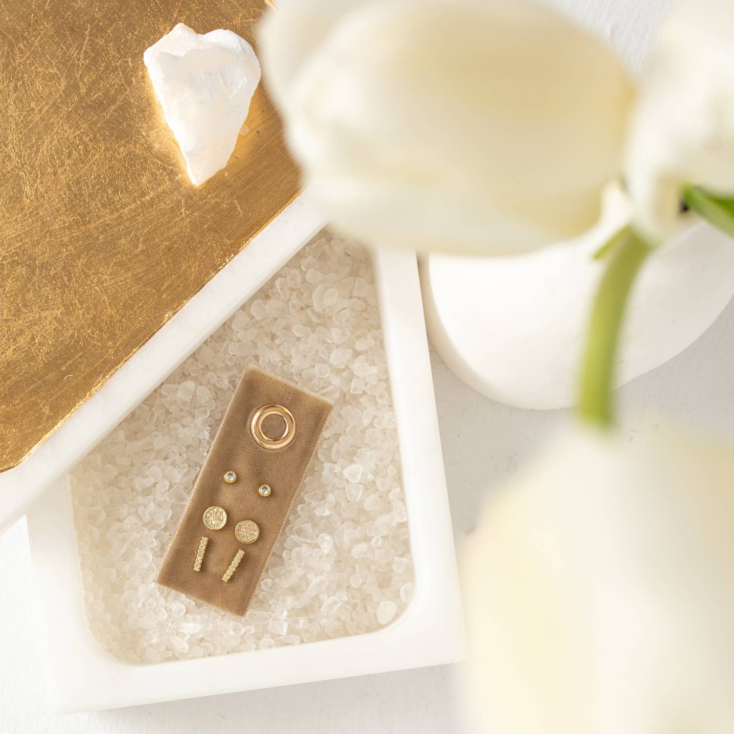 Pavé Velvet Stud Earring Gift Set