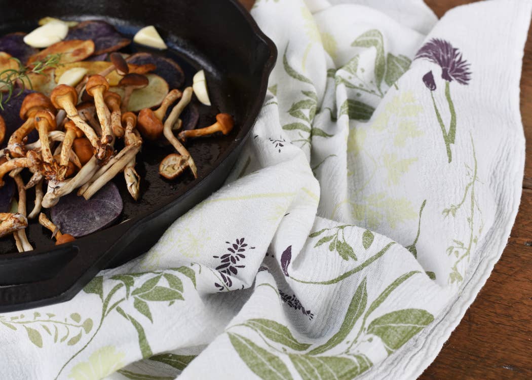 Herb Garden Kitchen Tea Towel