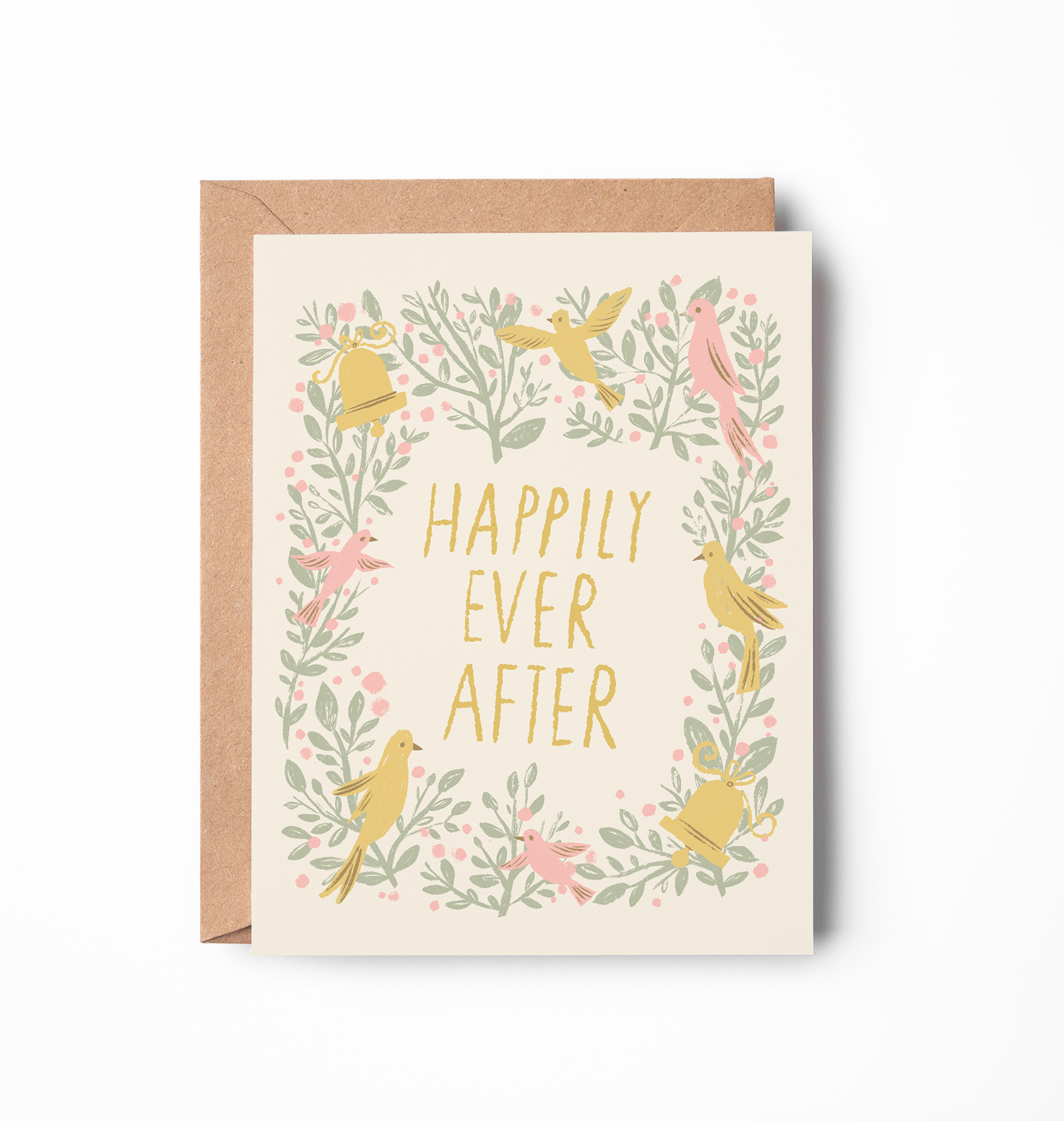 Nature Happily Ever After Wedding Card