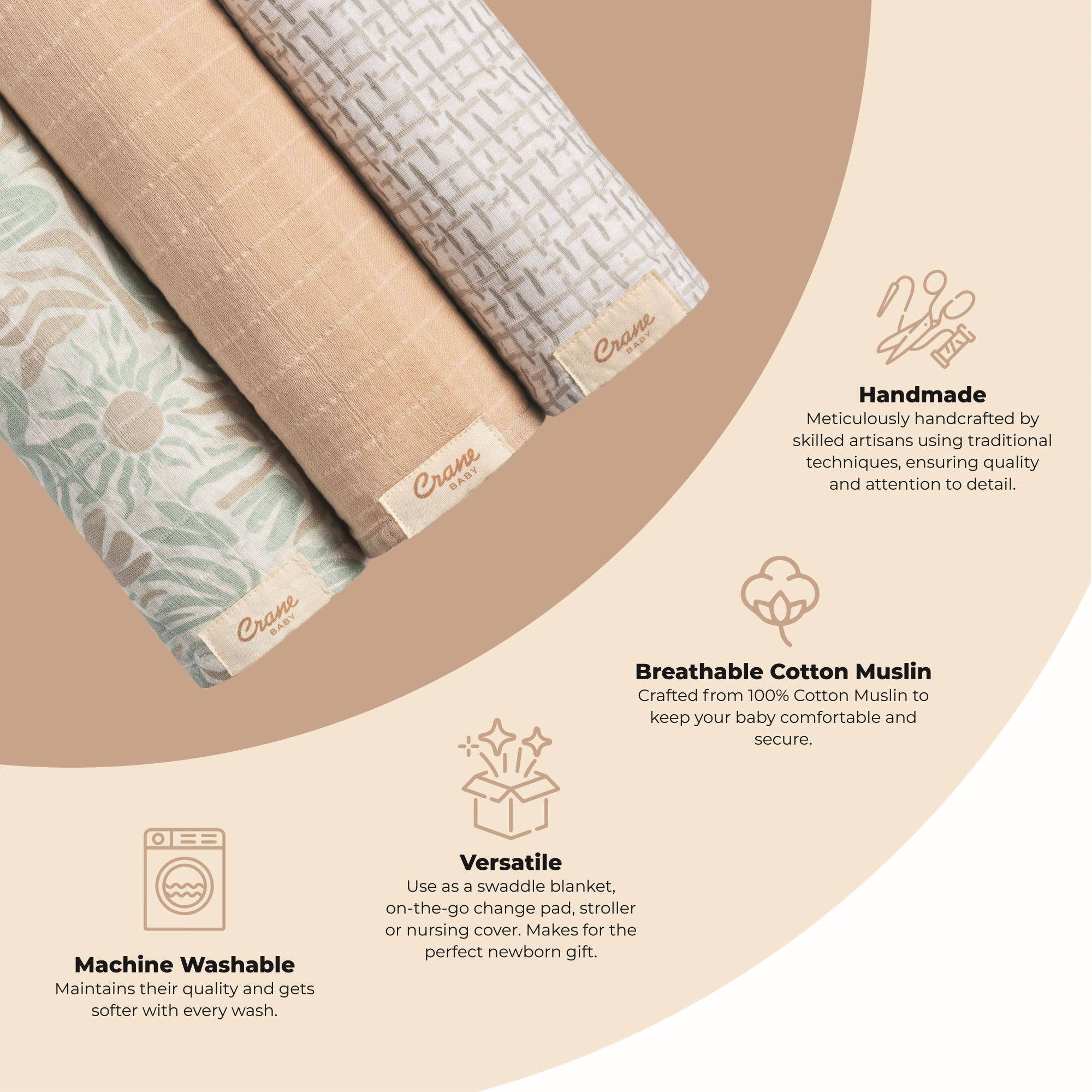 Beach Life Muslin Swaddle Set