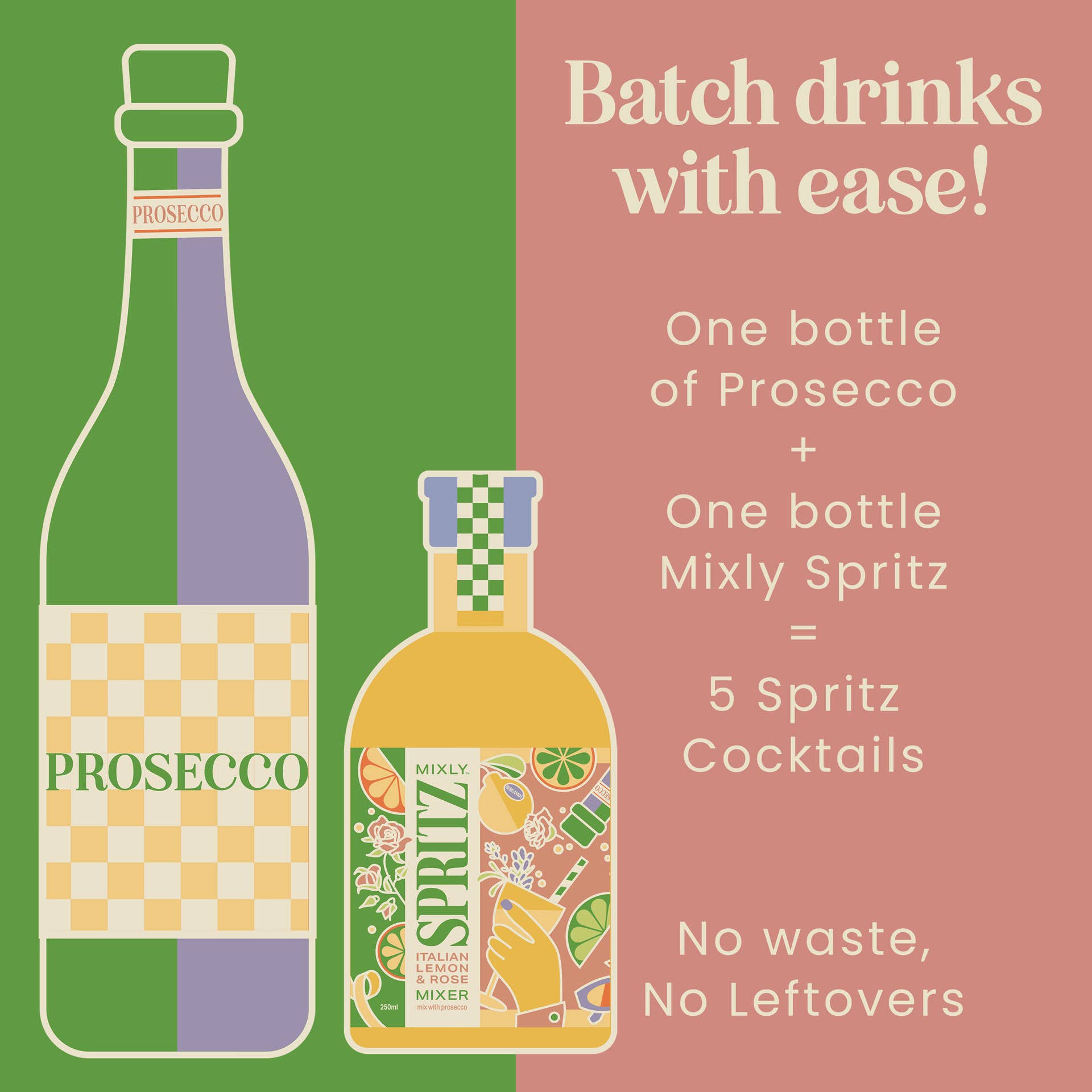 Italian Lemon & Rose Spritz Mix