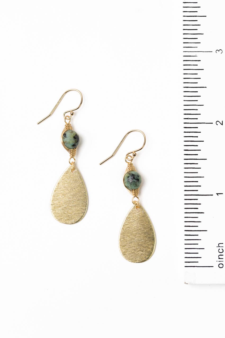 Tranquil Gardens Herringbone Earrings