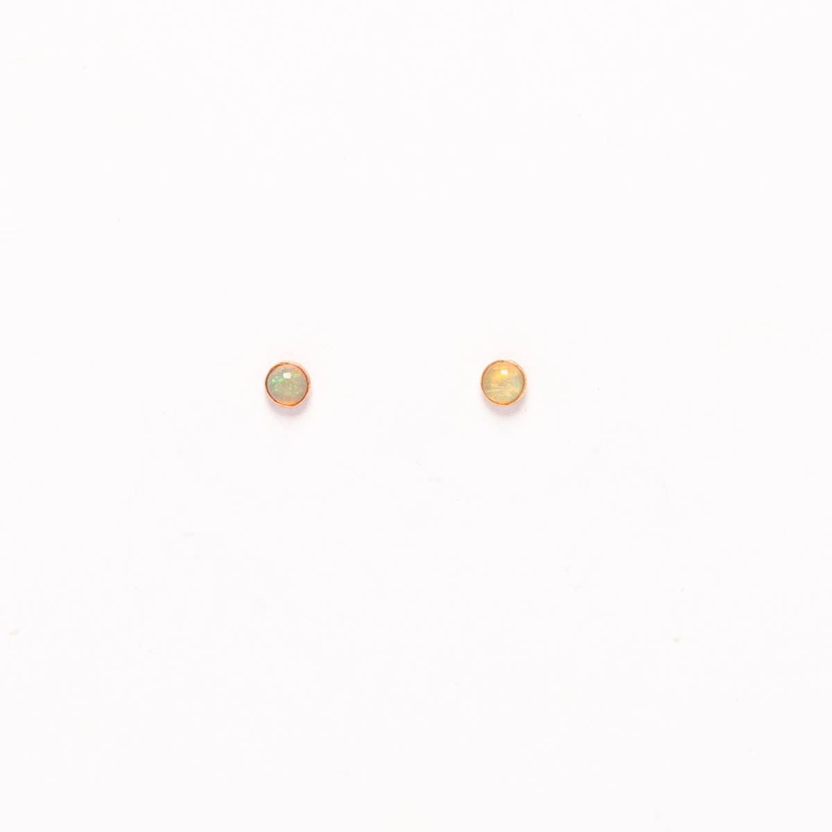 Ethiopian Opal Mini Pleat Jacket Earrings