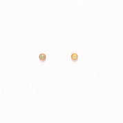Ethiopian Opal Mini Pleat Jacket Earrings