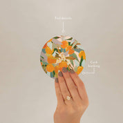 Orange Blossoms Seedlings Coaster