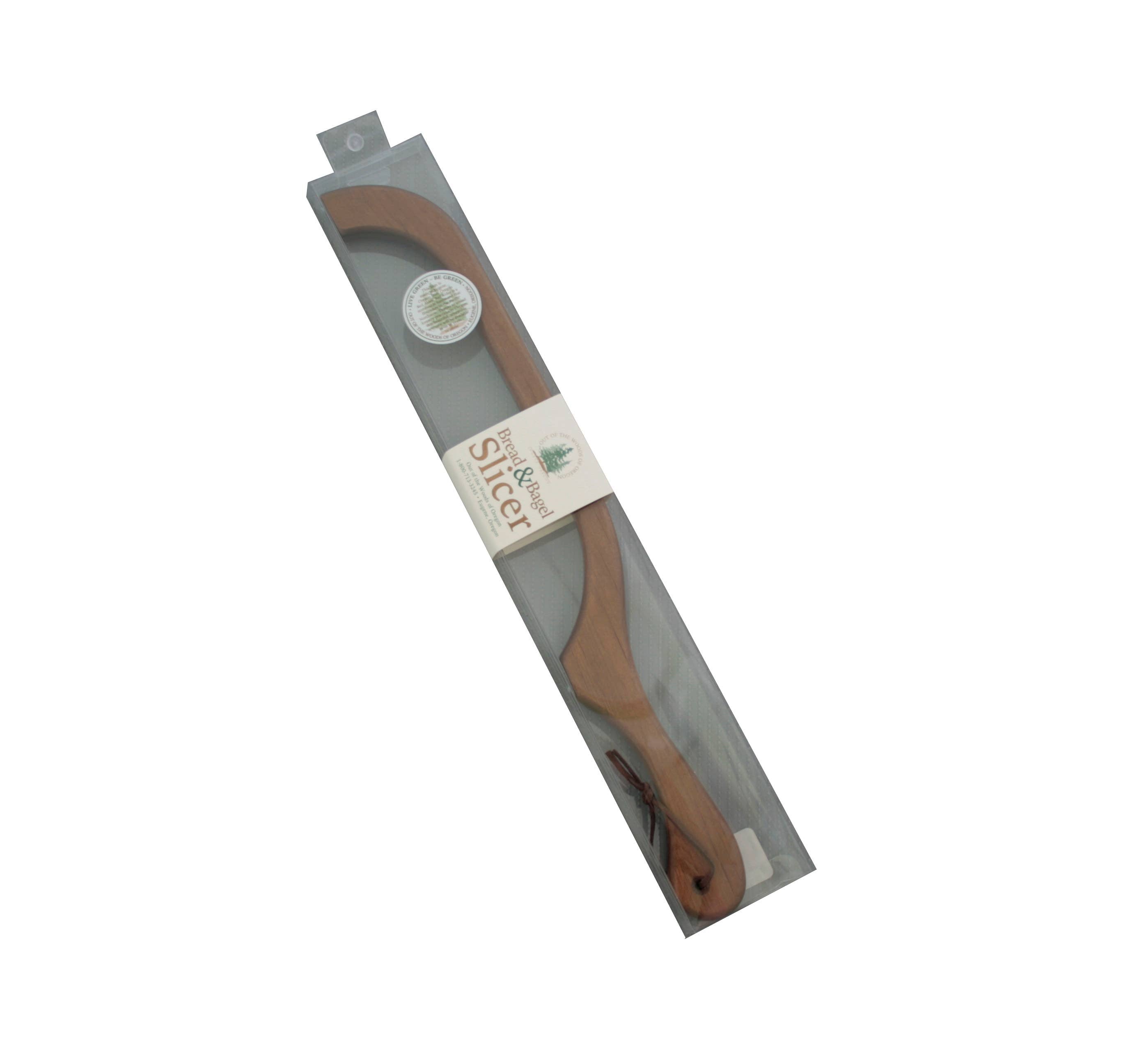 Bread & Bagel Slicer | Walnut Finish