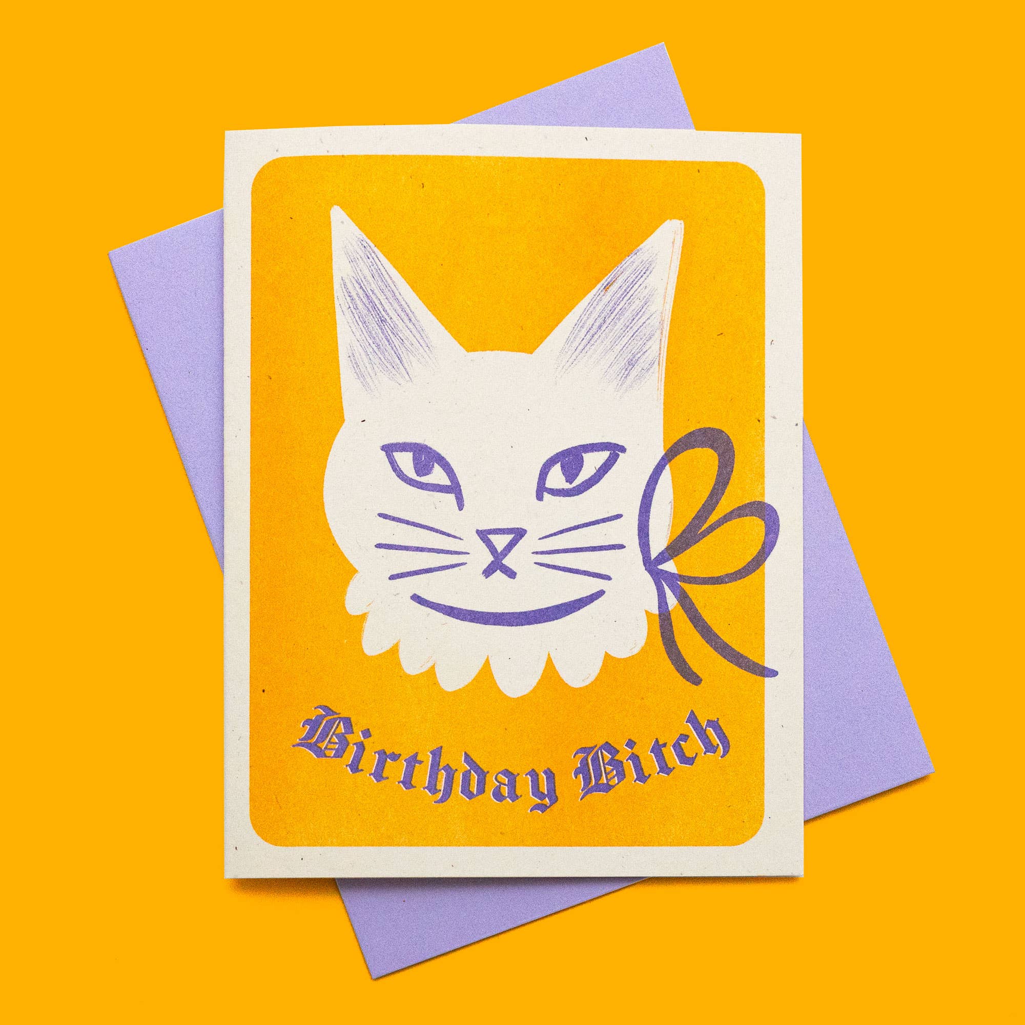 Birthday Bitch Cat Card