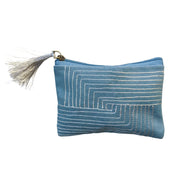 Silver Stitch Square Coin Purse