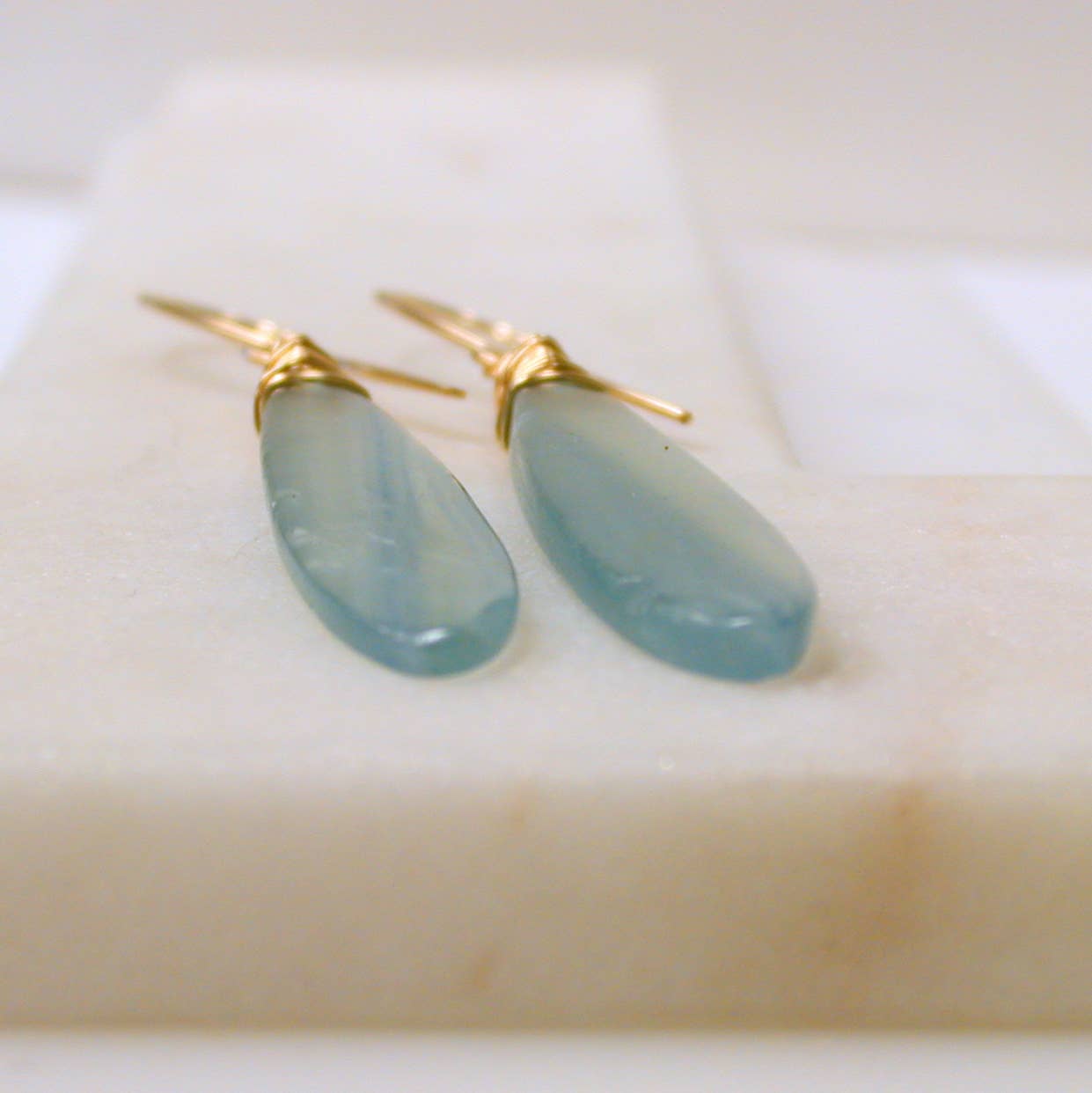 Argentina Blue Calcite Earrings