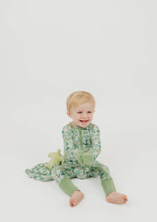 Sea Turtles Bamboo Baby Pajamas