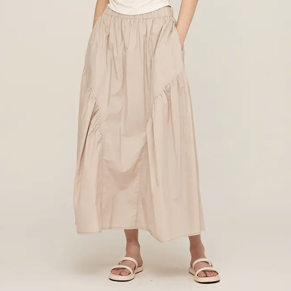 Dust Cotton Flounce Skirt