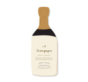 Happy Couple Champagne Bottle Card