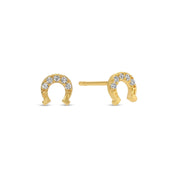 Horseshoe Stud Earrings