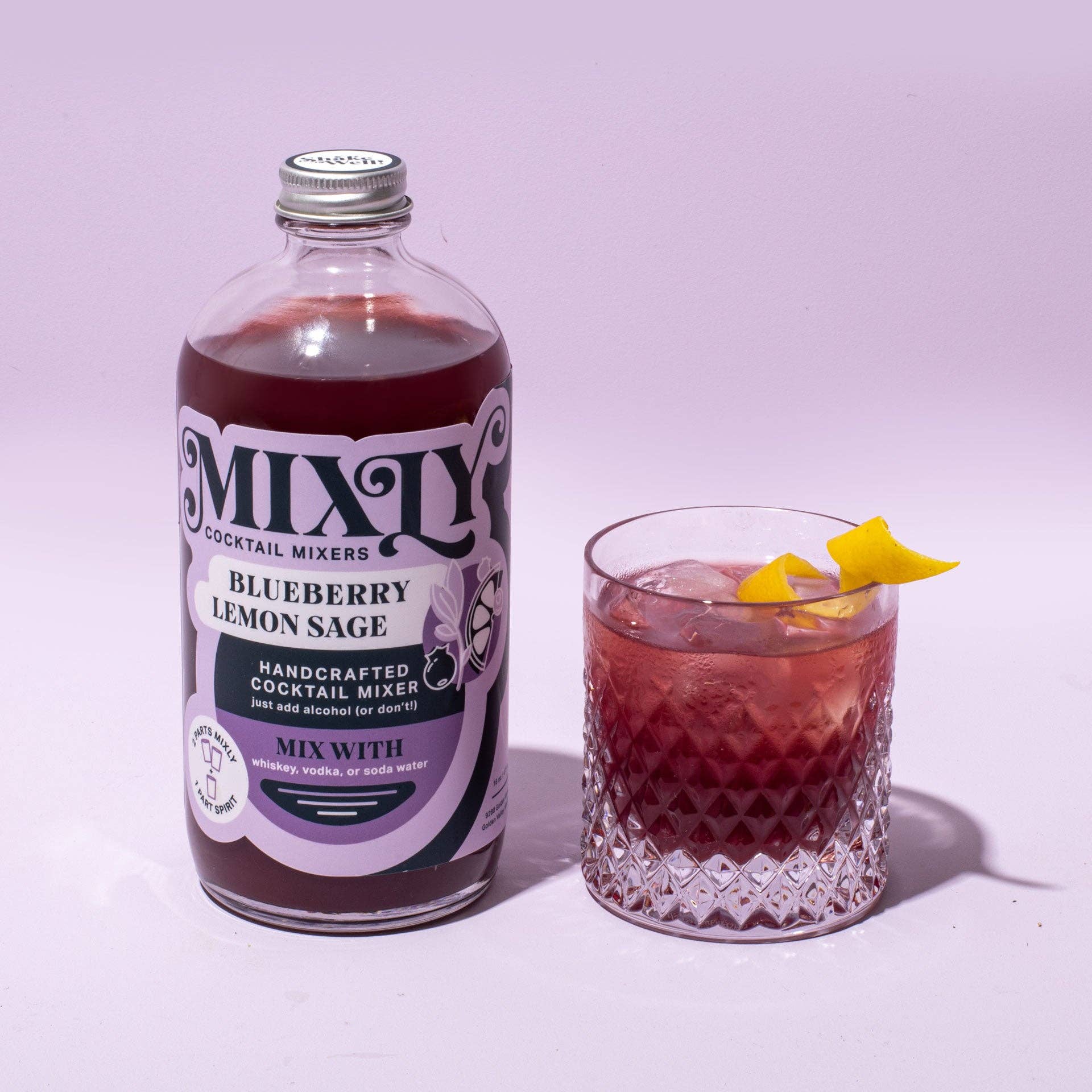 Blueberry Lemon Sage Cocktail Mix