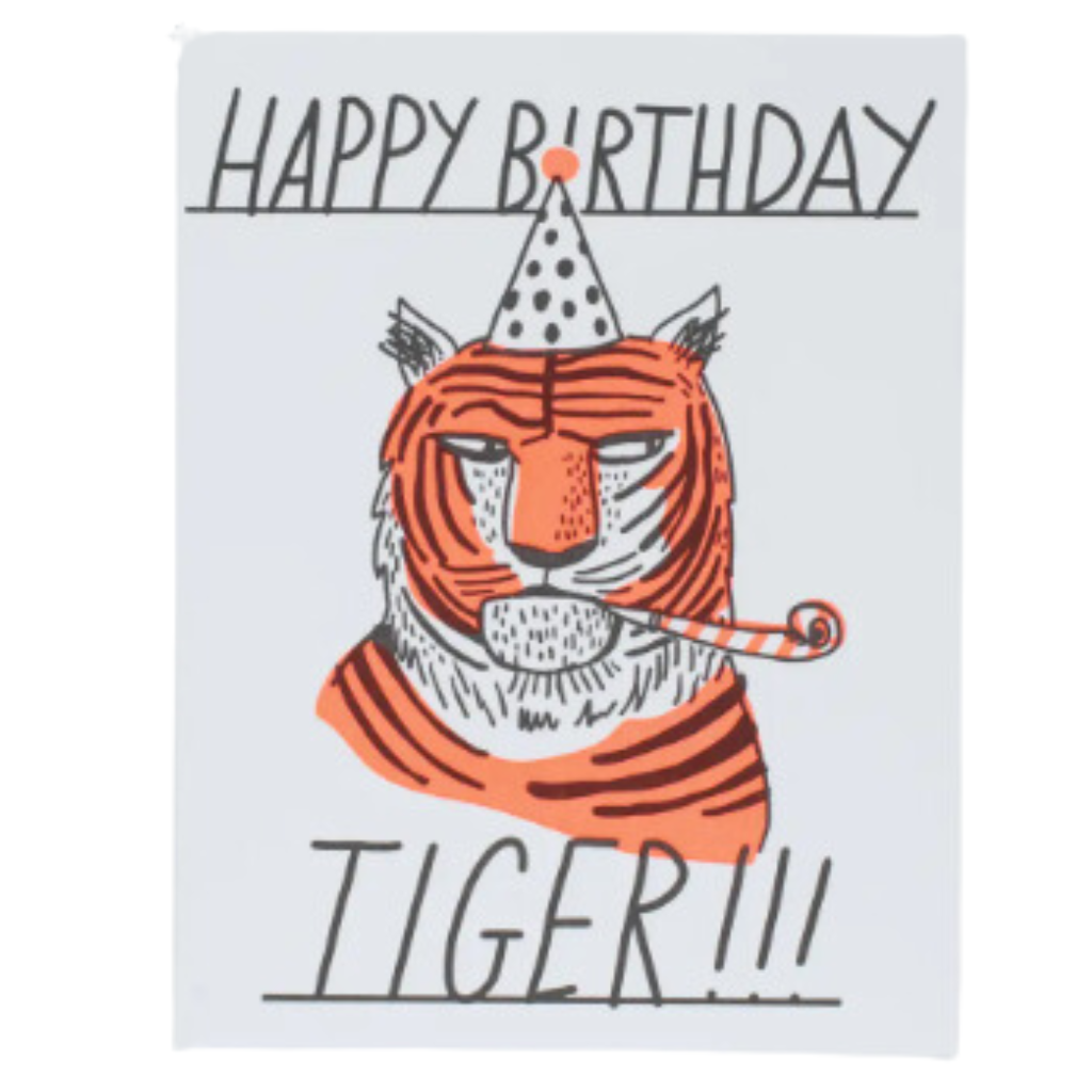Tiger Side Eye Birthday Card
