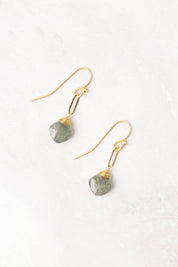 Equinox Aquamarine Dangle Earrings