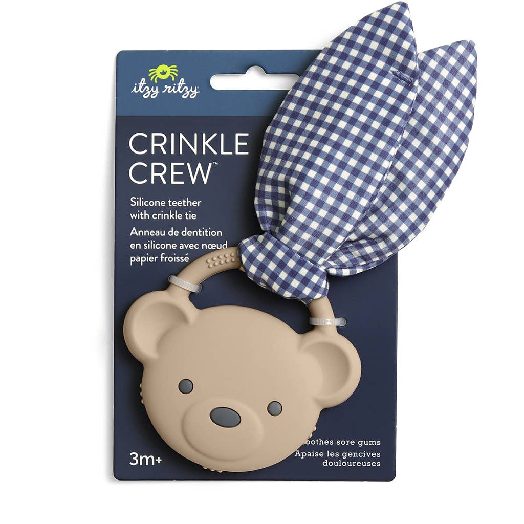 Crinkle Crew™ Taupe Bear
