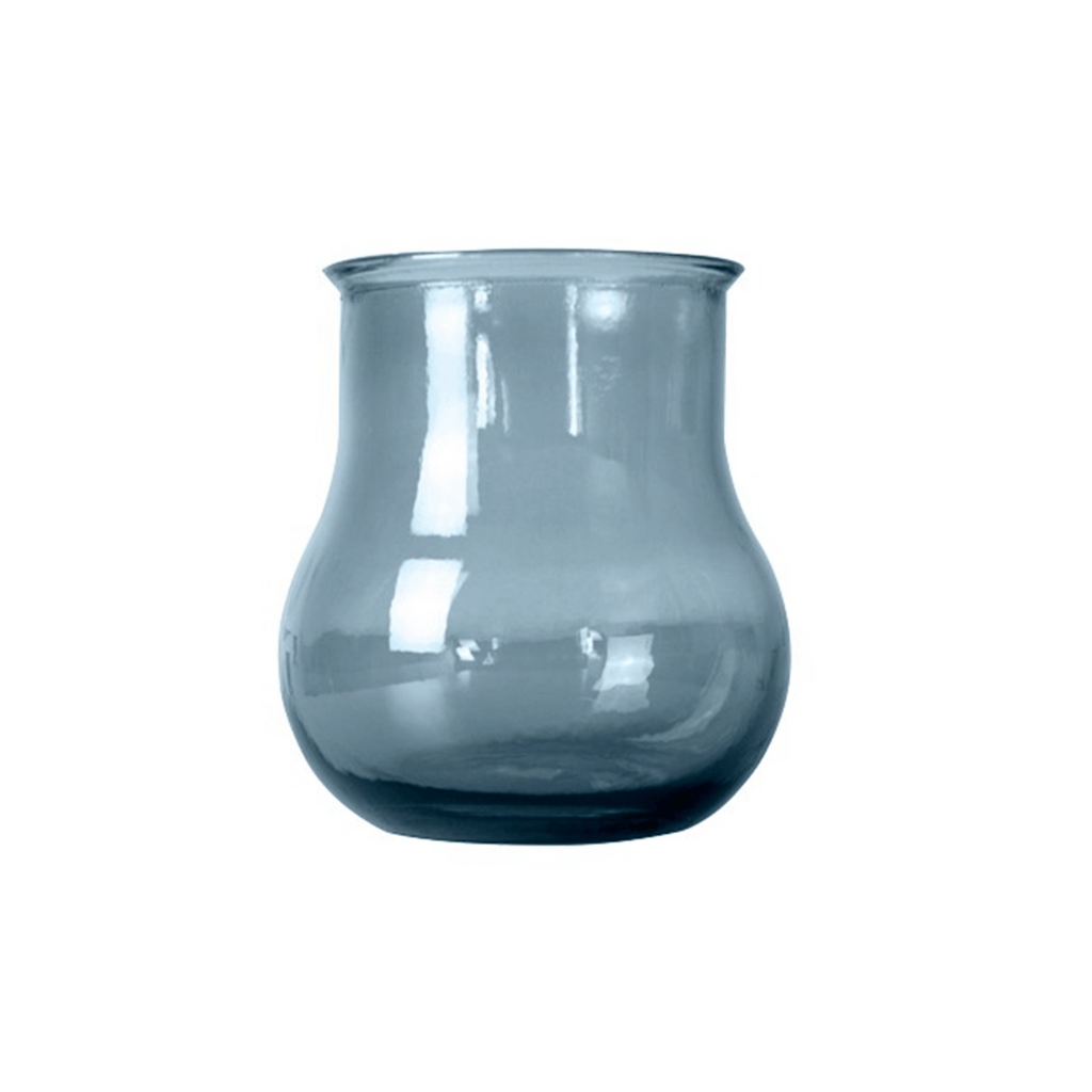 Blue Galua Recycled Glass Vase
