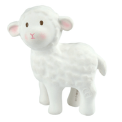 Bahbah the Lamb Organic Rubber Teether, Rattle & Bath Toy