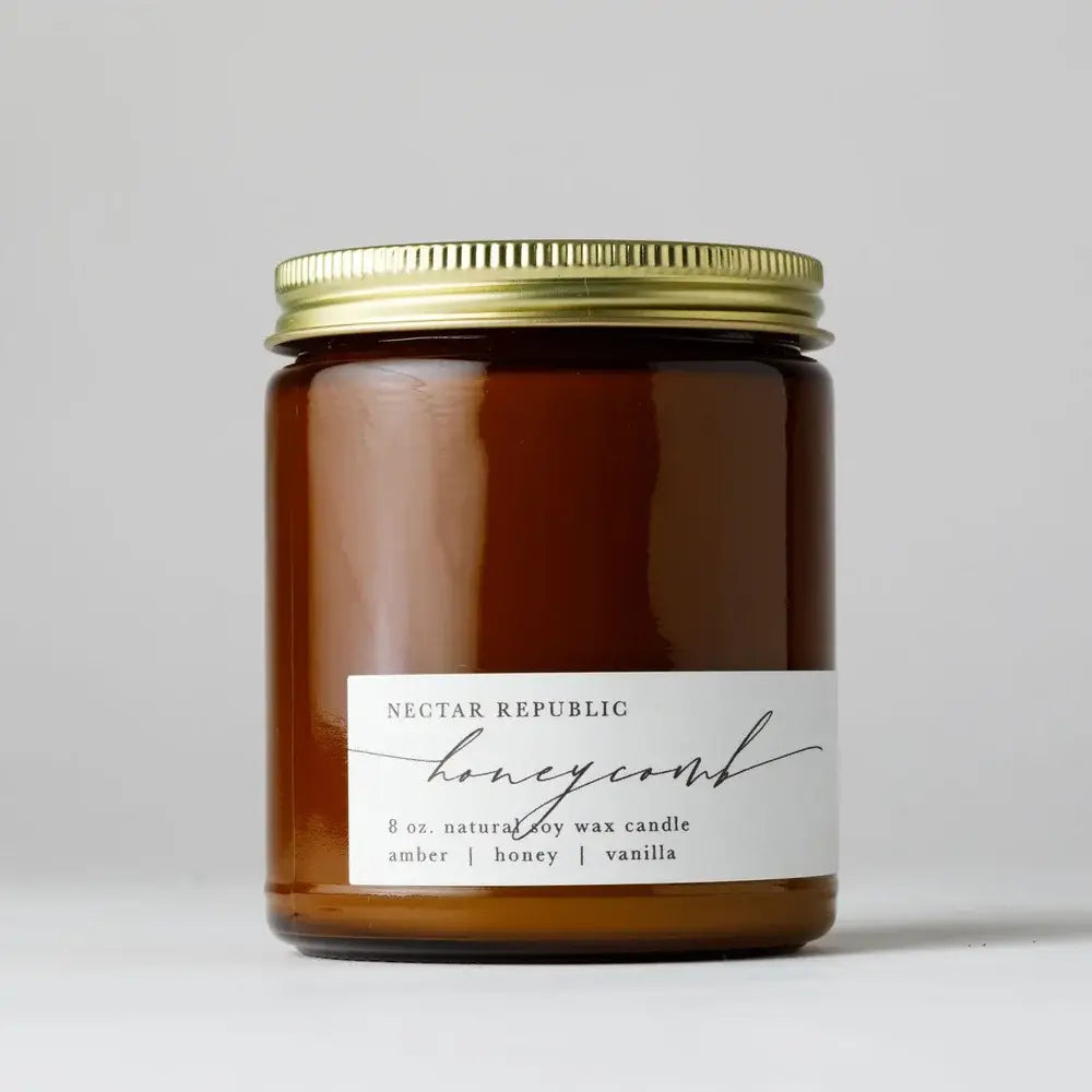 Honeycomb Jar Soy Candle