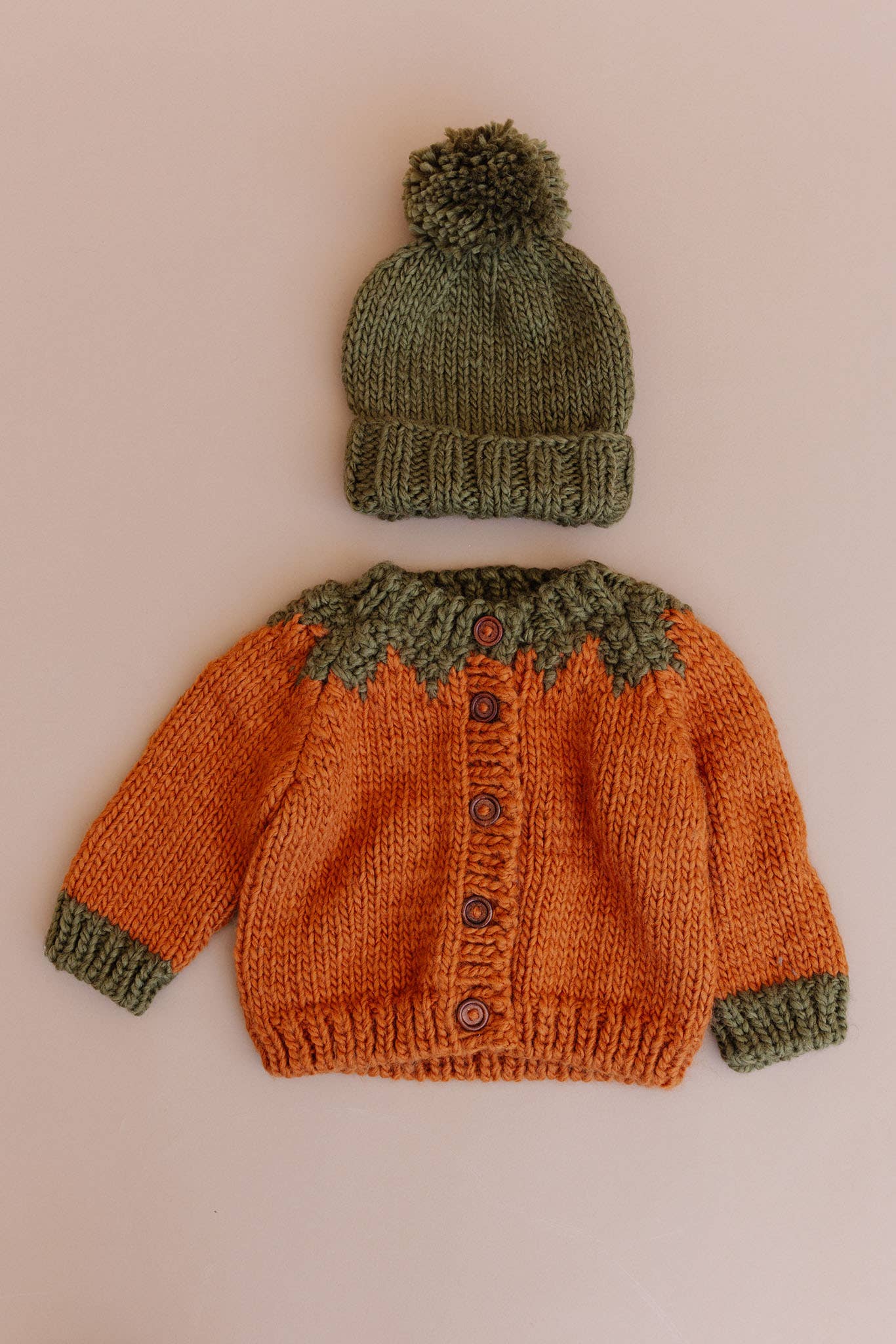 Pumpkin Baby Cardigan