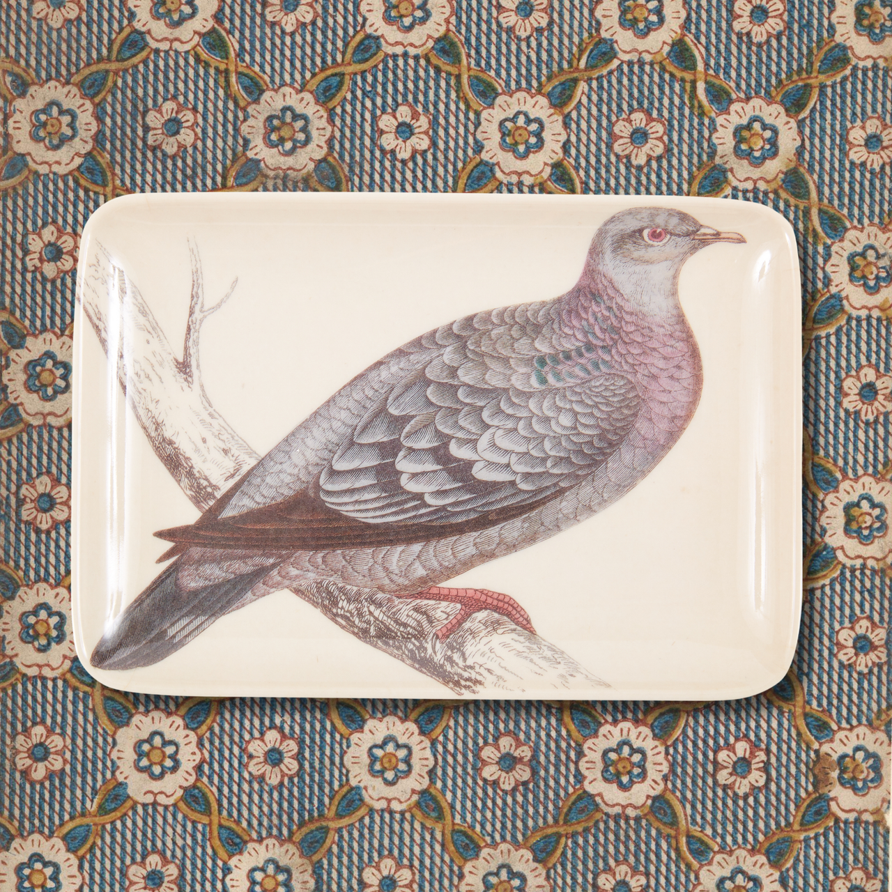 Dove Melamine Valet Tray