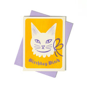 Birthday Bitch Cat Card