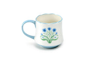 Blue Folk Bloom Mug