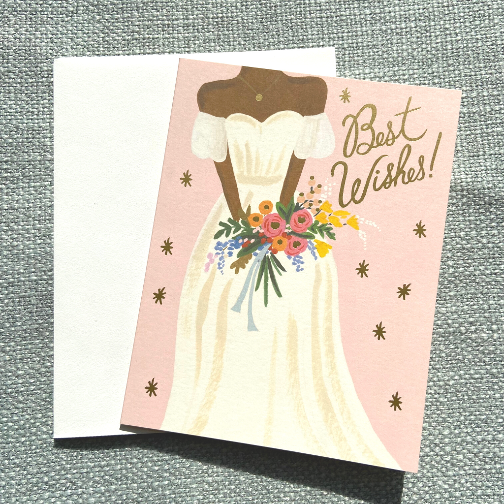 Rose Beautiful Bride Card