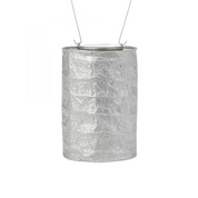 Silver Soji Stella Cylinder Solar Lantern