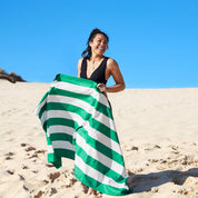 Cabana Quick Dry Beach Towel | Cancun Green