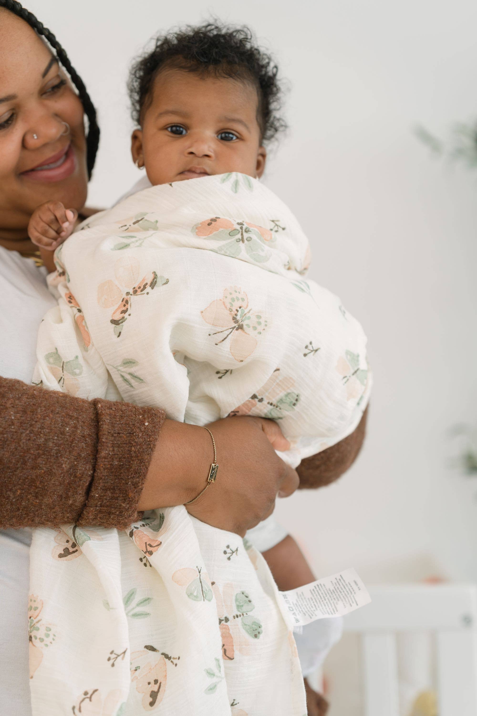 Butterfly/Rainbow Muslin Swaddle Set