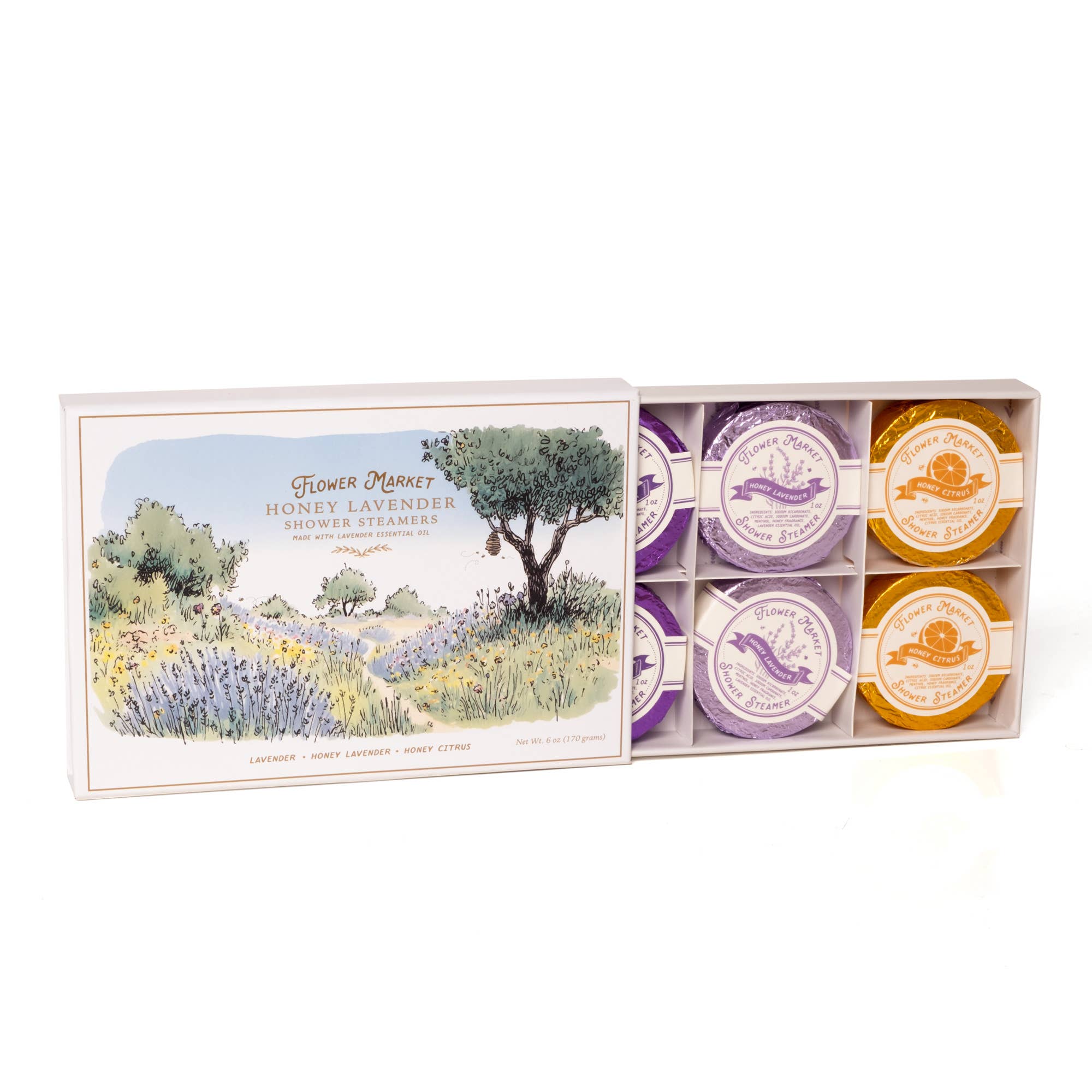 Honey Lavender Shower Steamer Set
