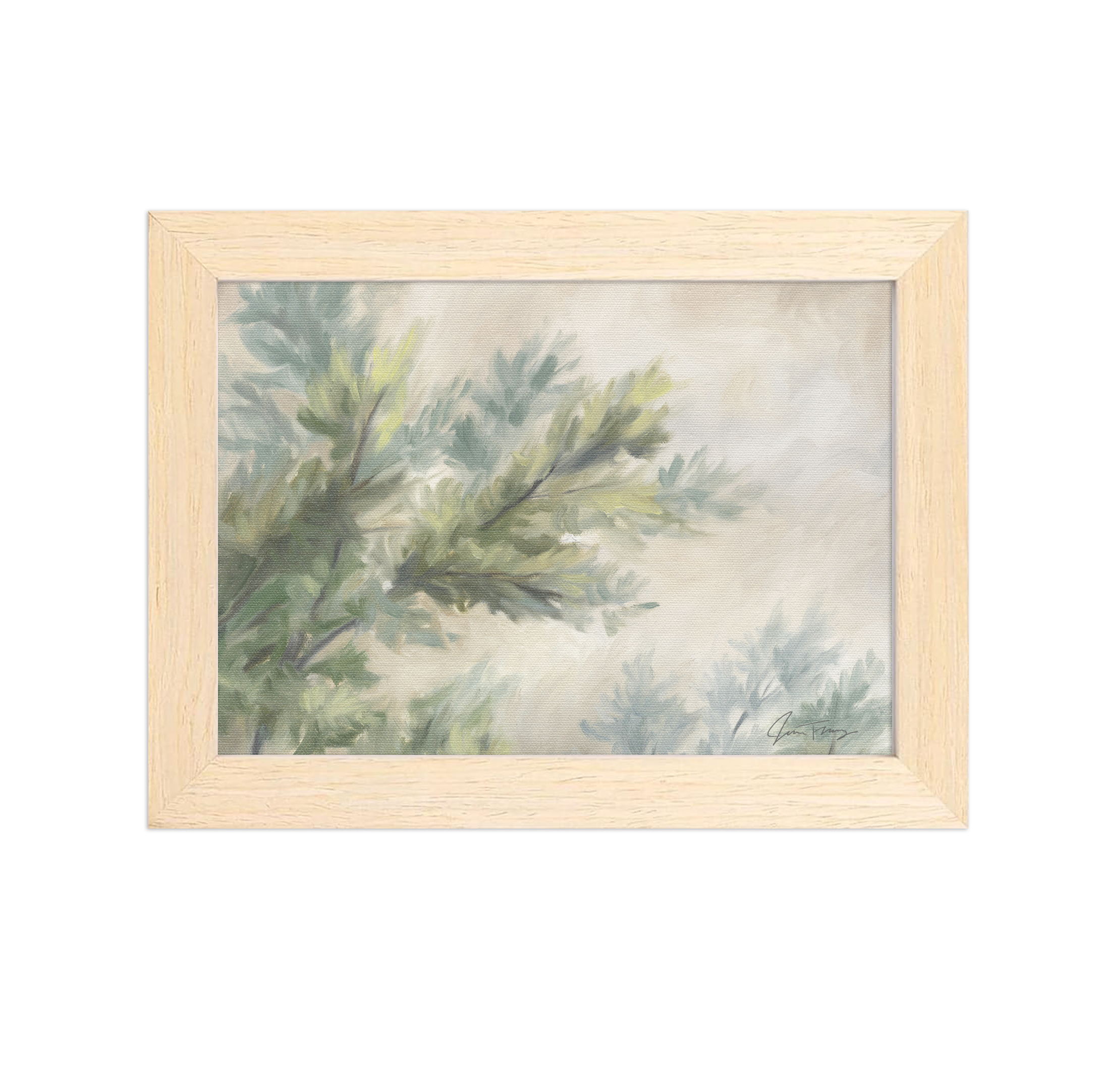 Framed Look Up Canvas Print