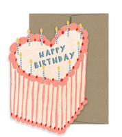 Heart Cake Die Cut Card