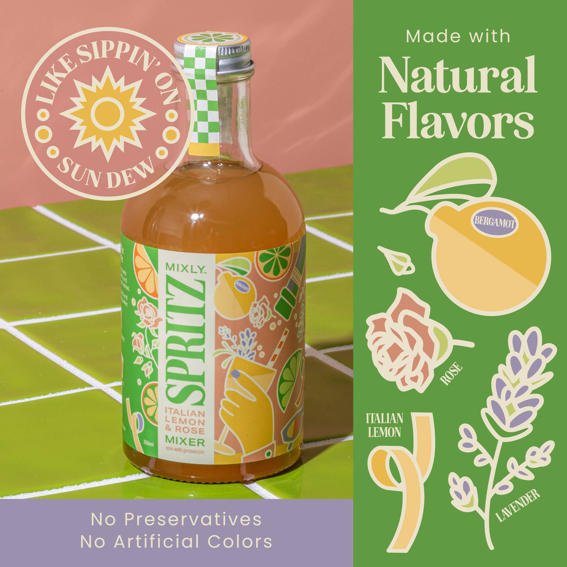 Italian Lemon & Rose Spritz Mix