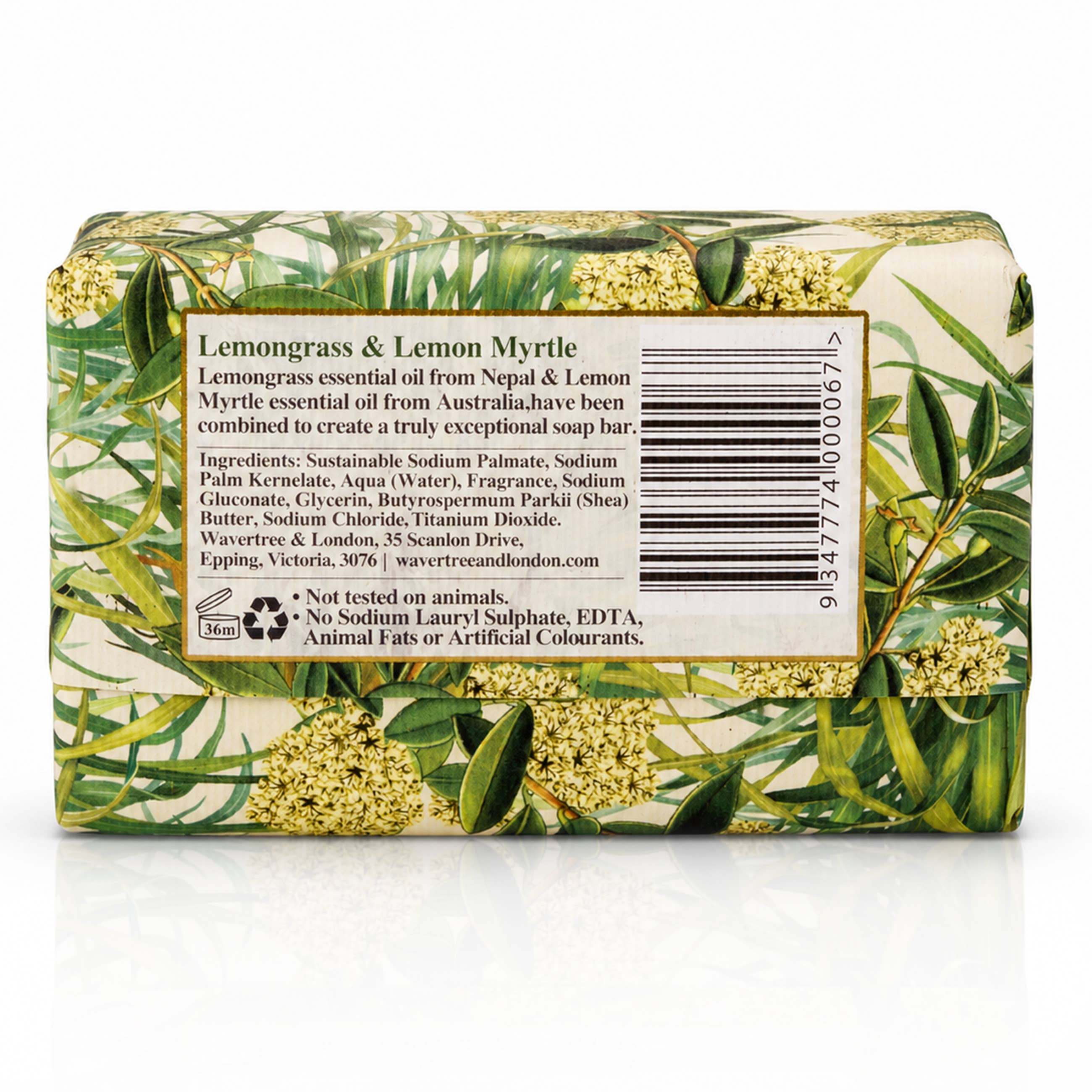 Lemongrass & Lemon Myrtle Luxury Soap