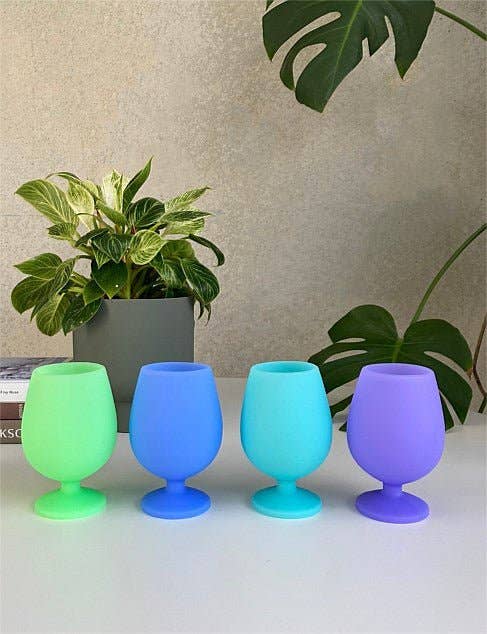 Spring | stemm | silicone unbreakable wine glasses