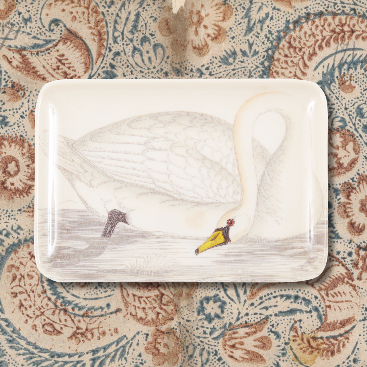 Swan Melamine Valet Tray