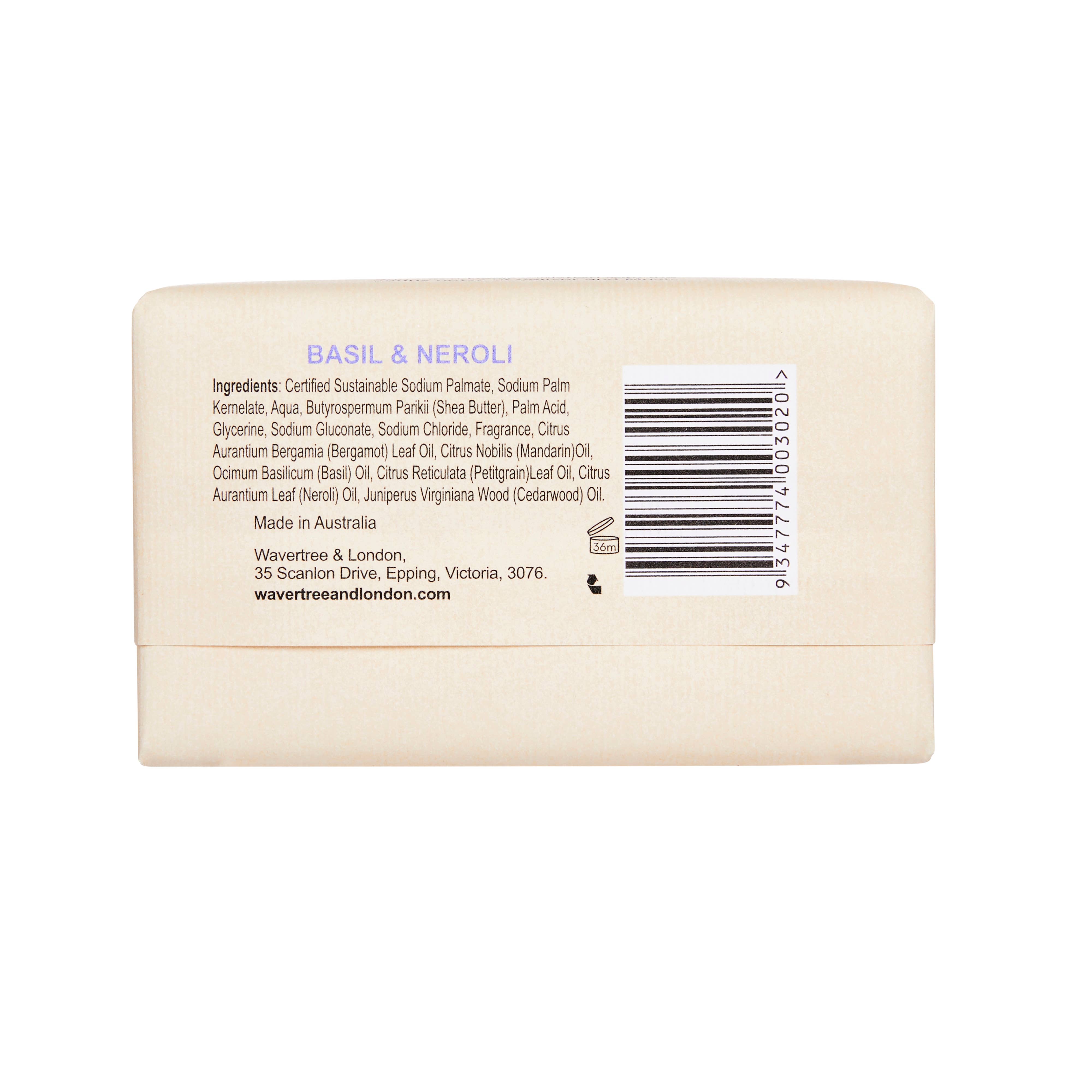 Basil & Neroli Natural Soap