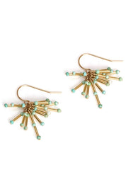 Turquoise Starburst Earrings