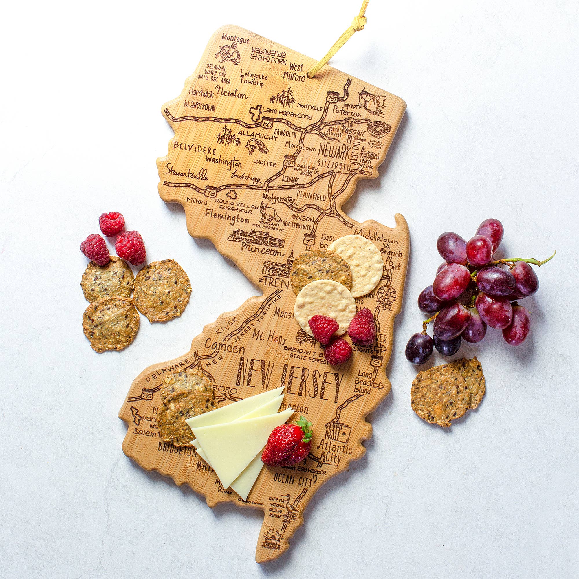 New Jersey Engraved Cutting Board